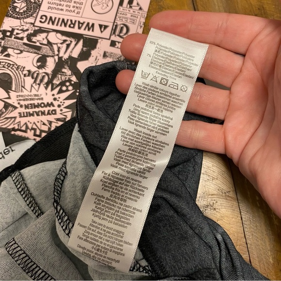 NWT NGOrder New Girl Smokey Heart Flares Mesh Pants Tie Waist Patterned Trendt - Picture 12 of 13